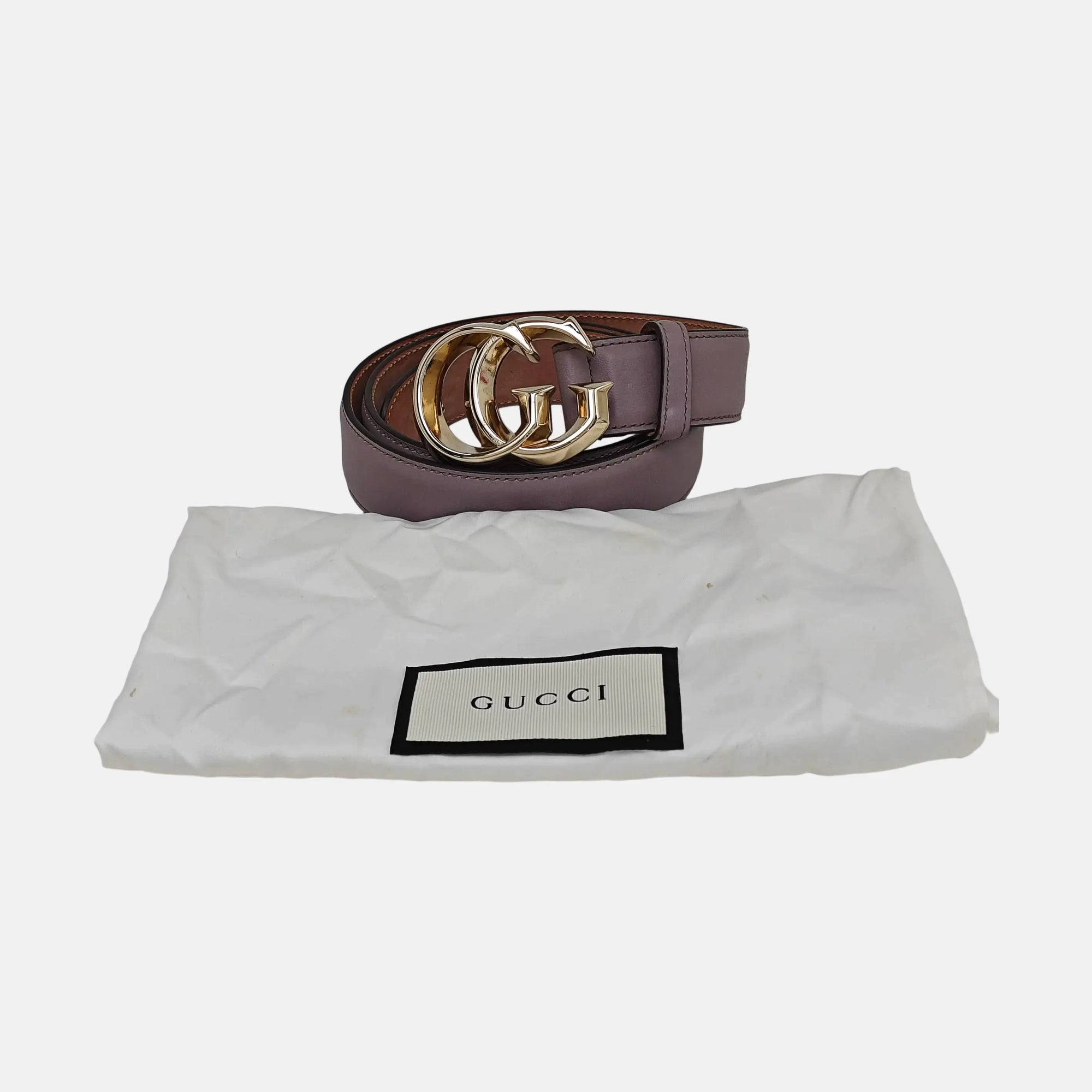 Leather Belt Purple