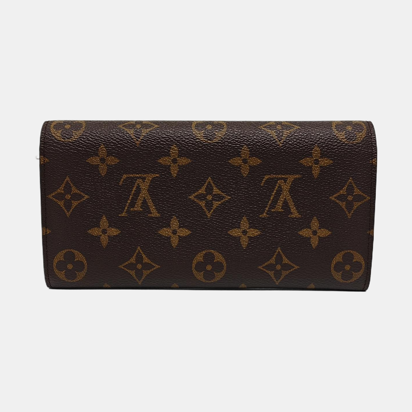 EMILIE Monogram Coated Canvas Brown Wallet