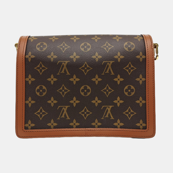 DAUPHINE MM Monogram Coated Canvas Brown