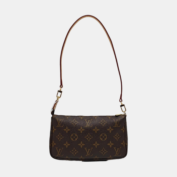 ACCESSOIRES Monogram Coated Canvas Brown