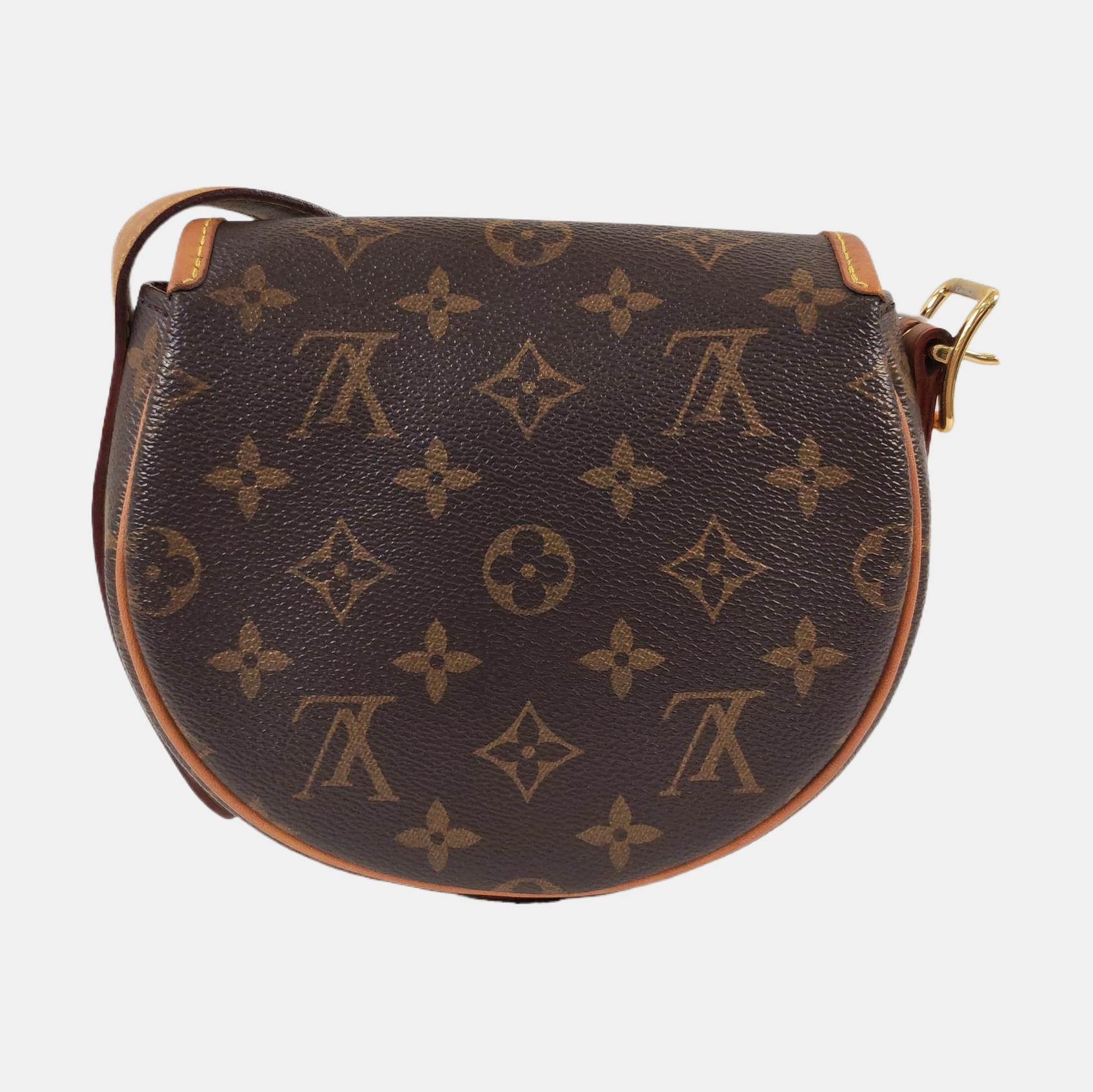 TAMBOURINE Monogram Coated Canvas Brown