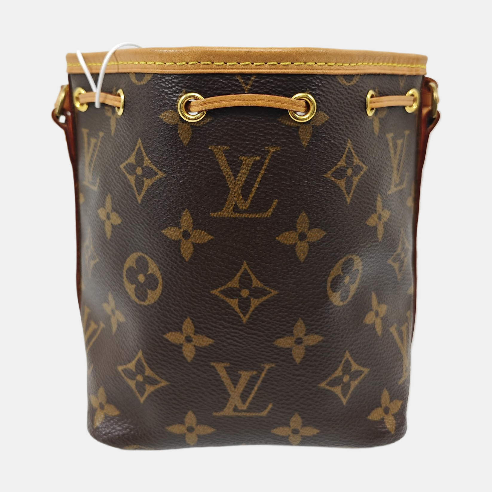 NÉONOÉ Nano Monogram Coated Canvas Brown