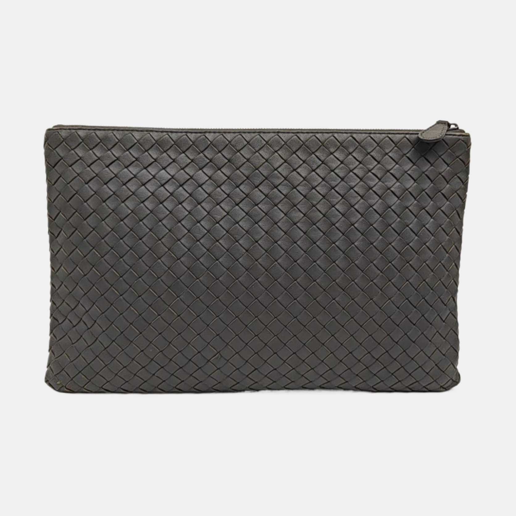 Lambskin Clutch Gray