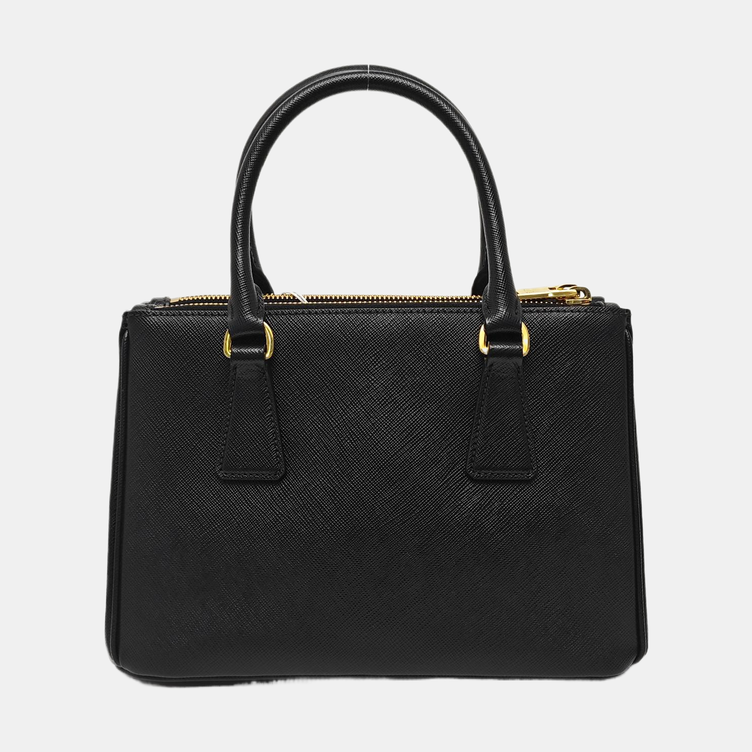 Saffiano Calfskin Shoulder Bag Black