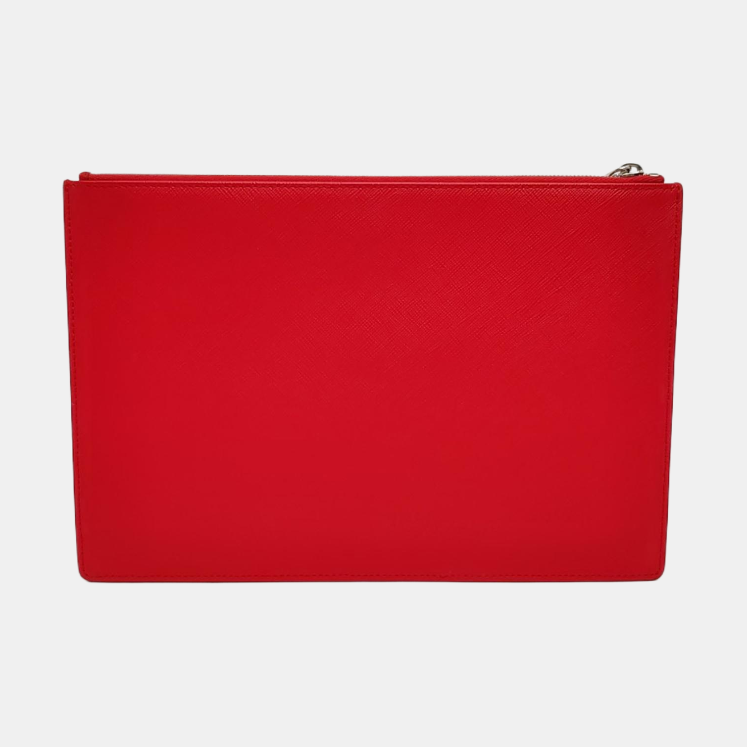 Calfskin Clutch Red