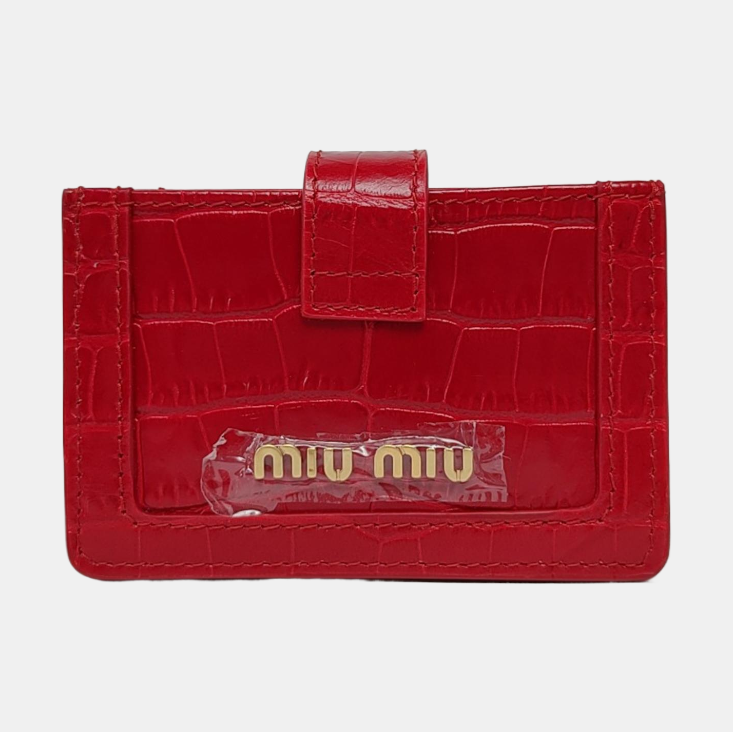 Calfskin Wallet Red
