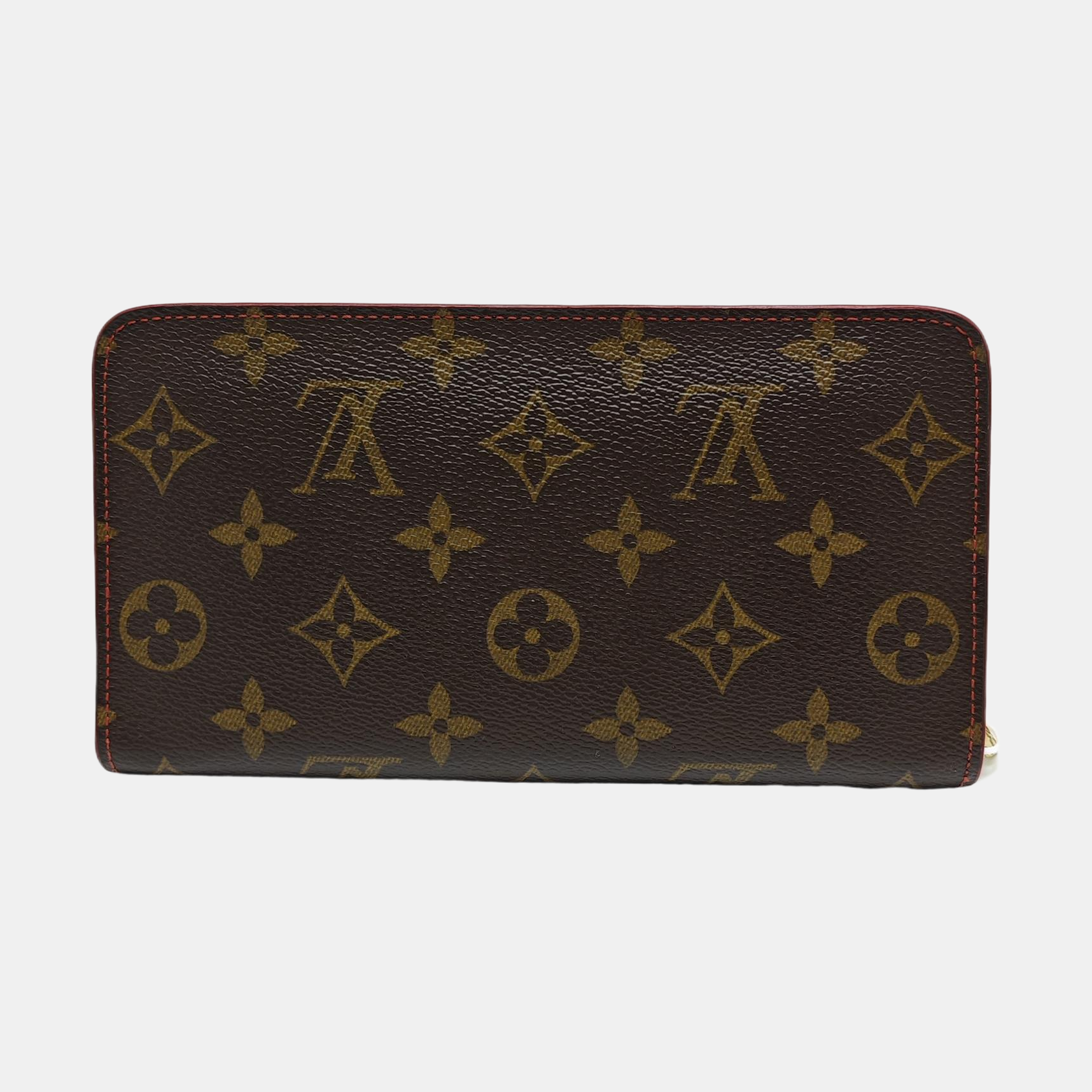 ZIPPY Monogram Coated Canvas Brown Wallet