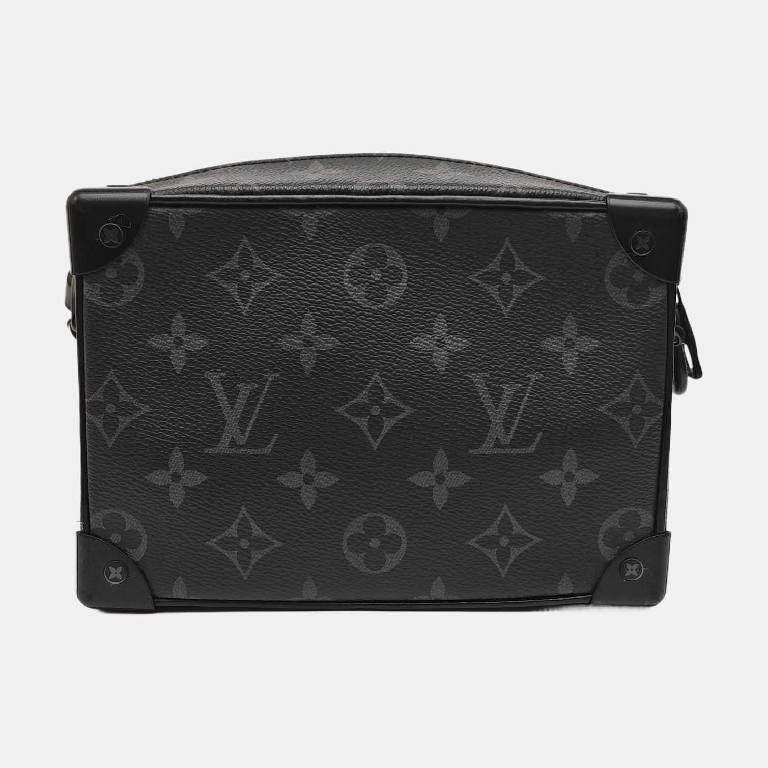 SOFT TRUNK Mini Monogram Coated Canvas Black