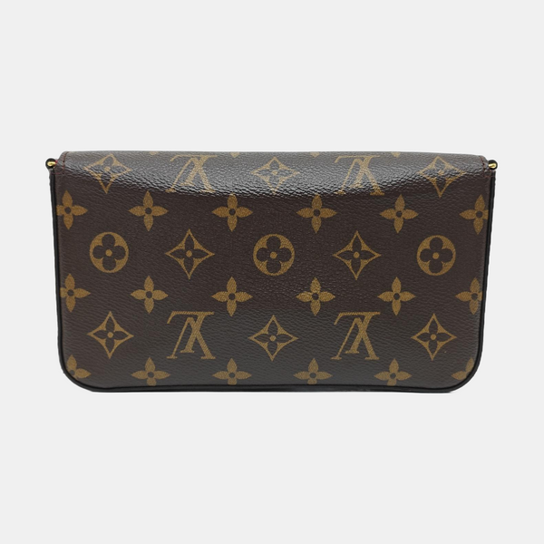 FÉLICIE Monogram Coated Canvas Brown