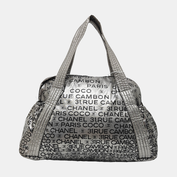 Plastic Tote Bag Gray