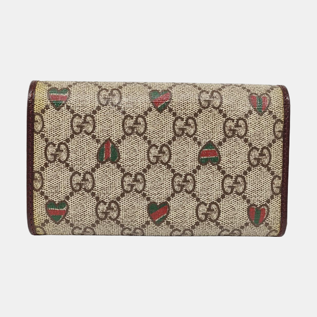 Monogram Coated Canvas Wallet Beige
