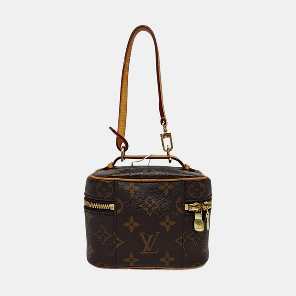 NICE Super Mini Monogram Coated Canvas Brown