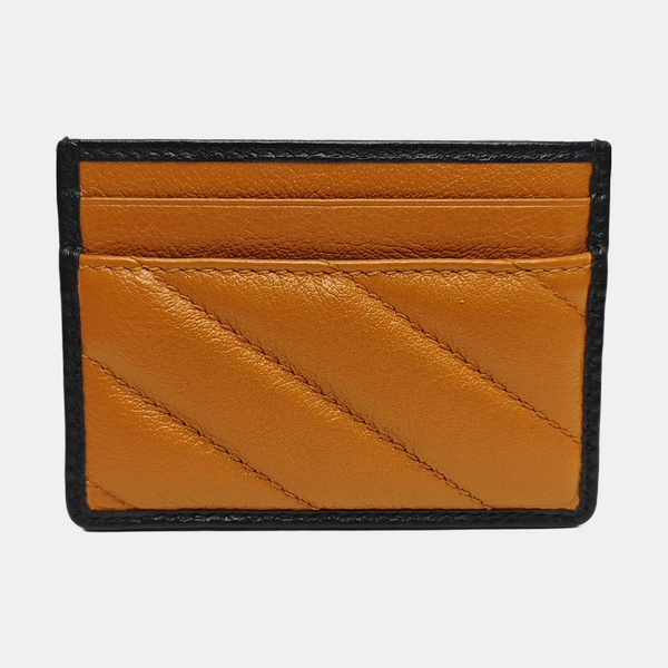 GG Marmont Mini Quilted Calfskin Brown Wallet