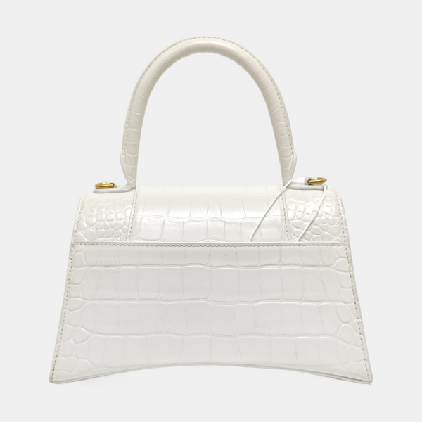 Hourglass S Calfskin White