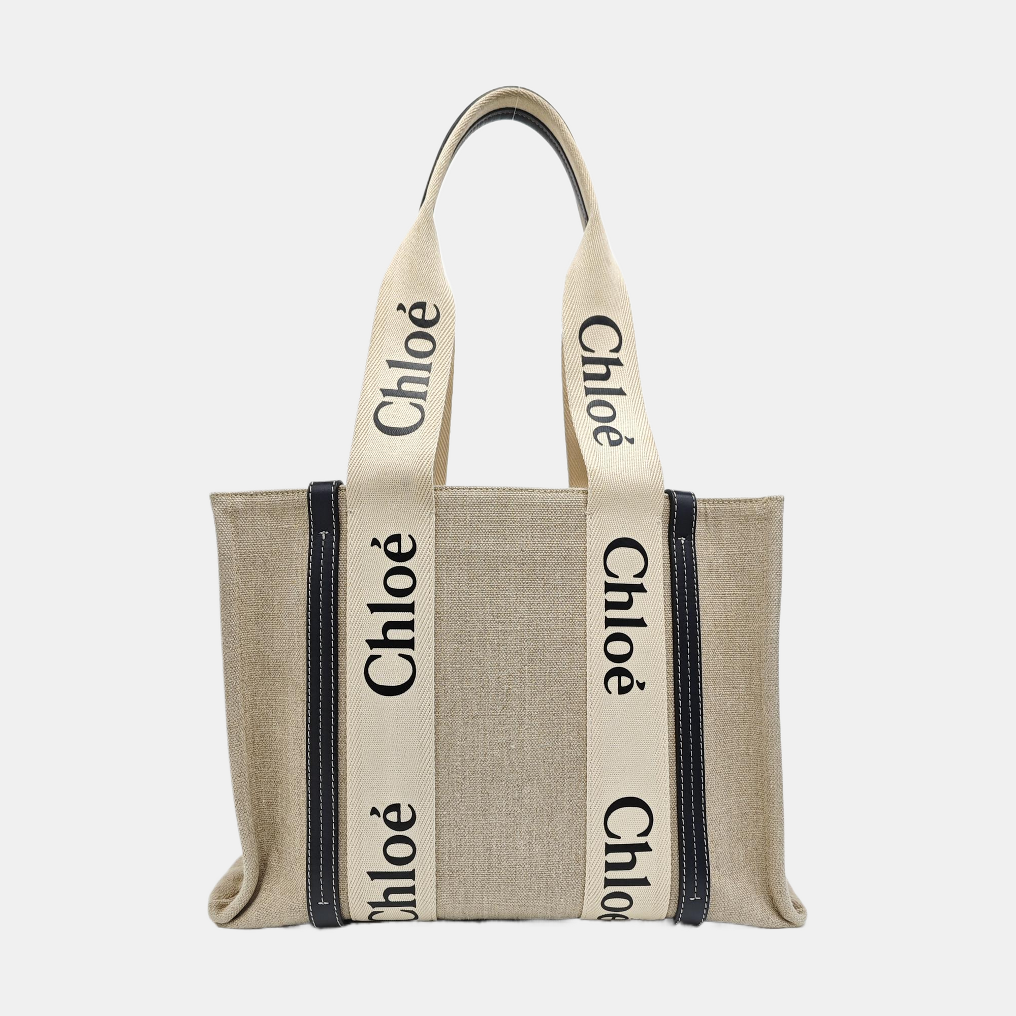 Woody Medium Canvas White
