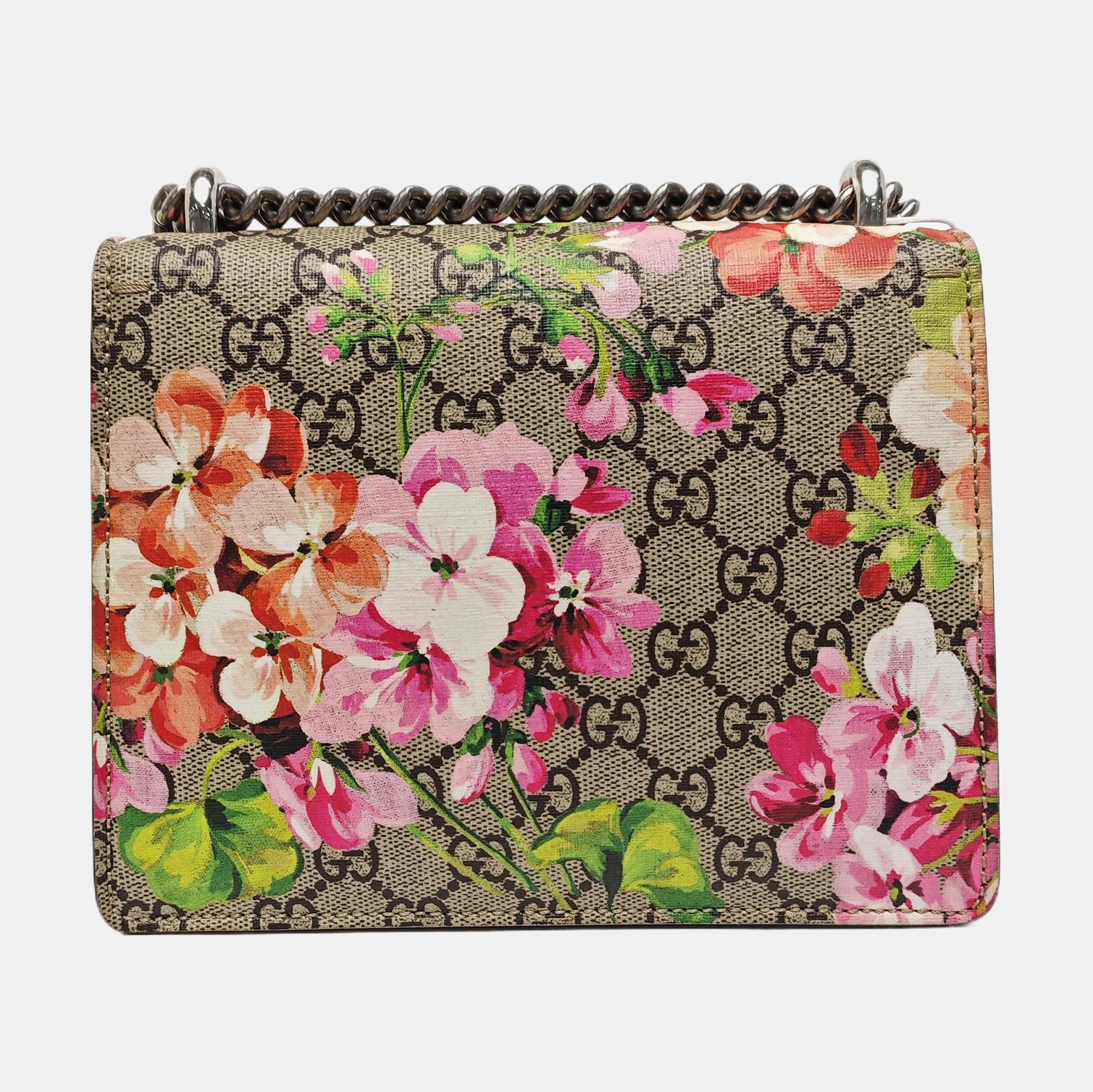 Dionysus Mini Monogram Coated Canvas Beige