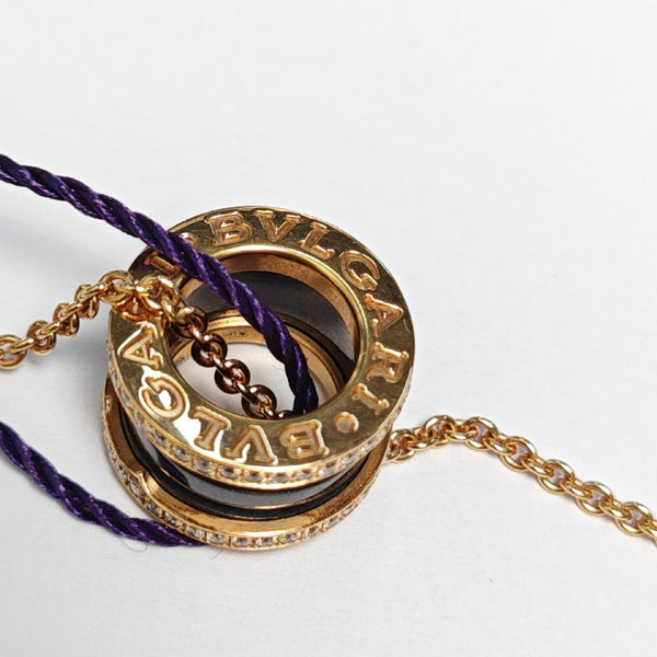 B.ZERO1 18k Rose Gold Necklace