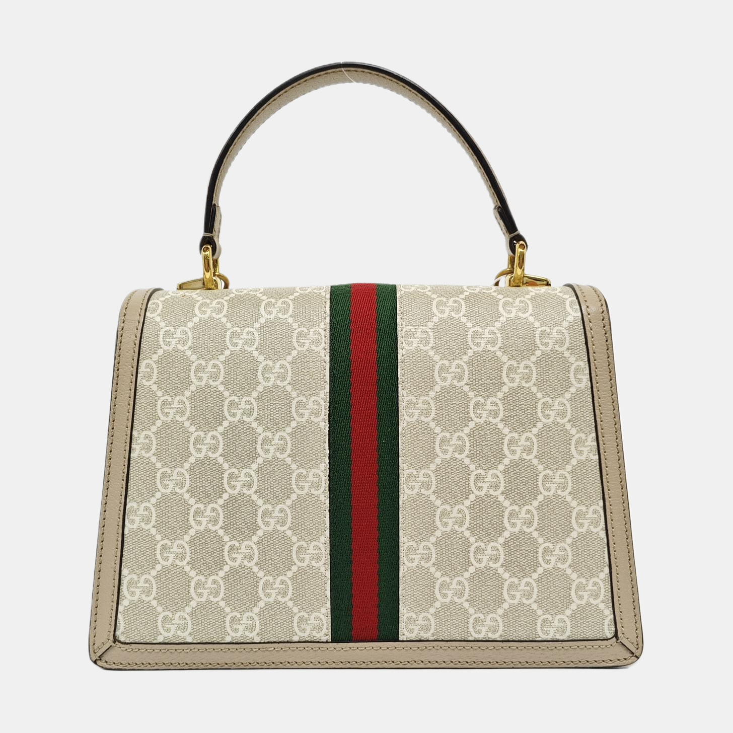 Ophidia Small Monogram Coated Canvas White