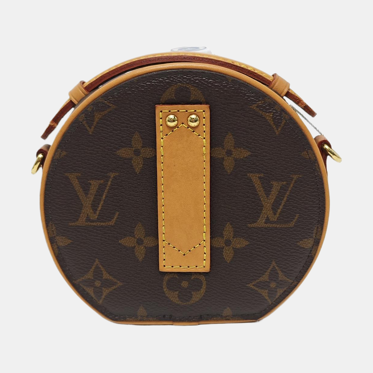 BOITE CHAPEAU Mini Monogram Coated Canvas Brown