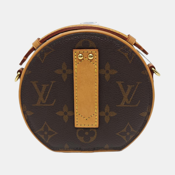 BOITE CHAPEAU Mini Monogram Coated Canvas Brown