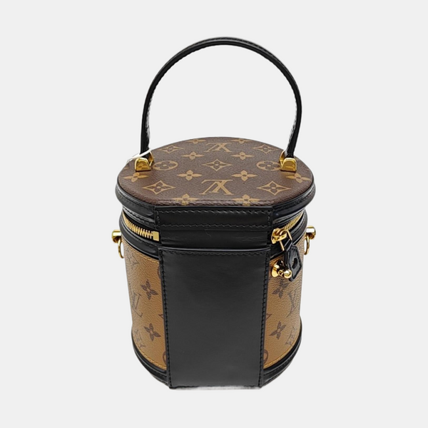 CANNES PM Monogram Coated Canvas Brown