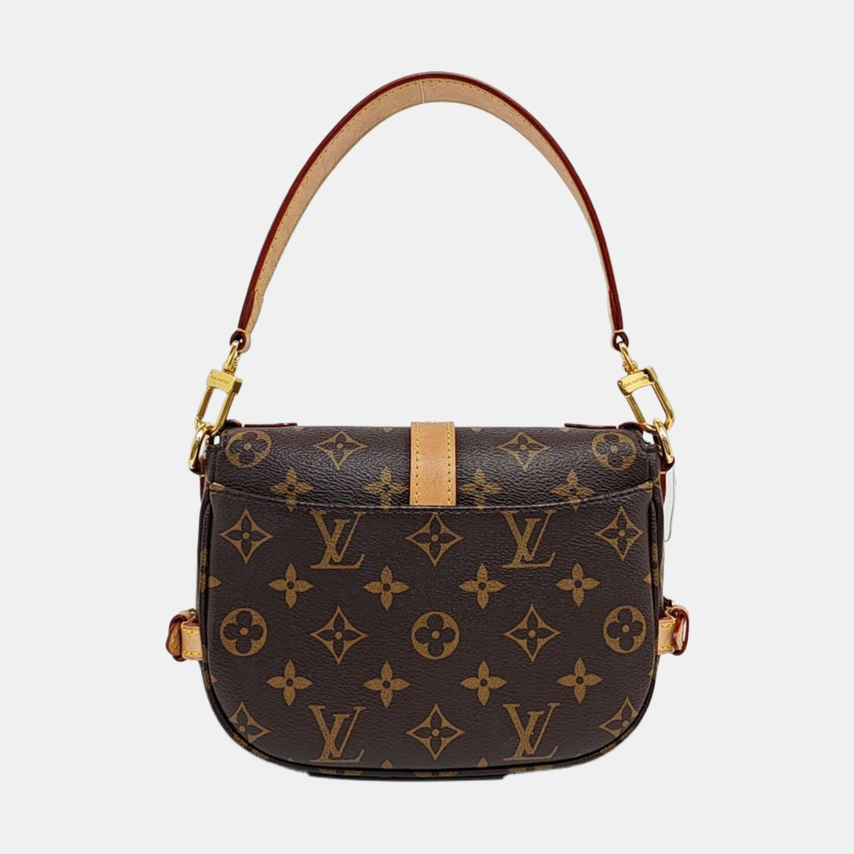 SAUMUR BB Monogram Coated Canvas Brown