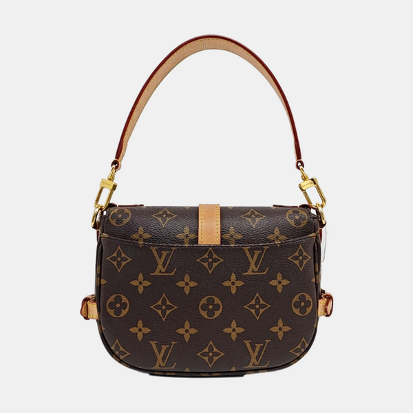 SAUMUR BB Monogram Coated Canvas Brown