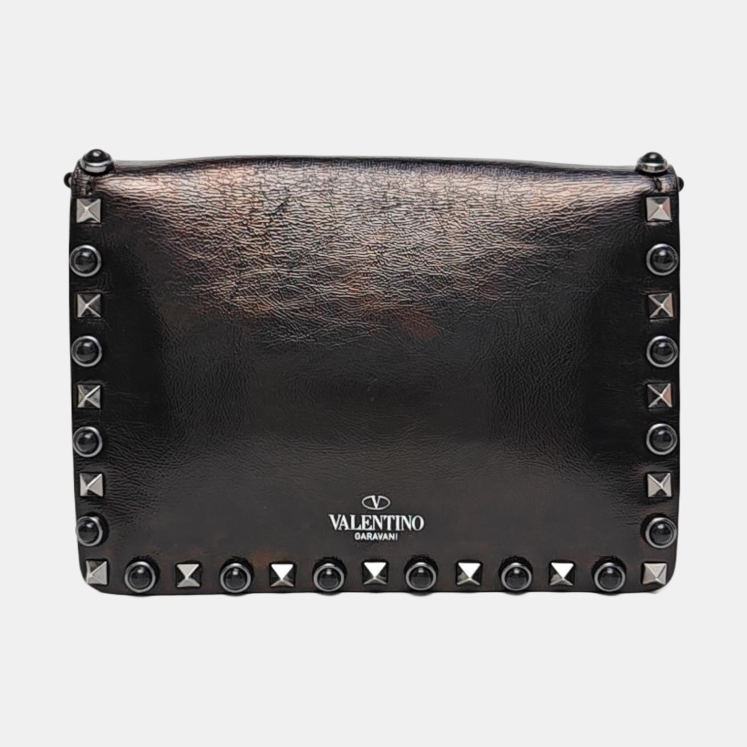Calfskin Shoulder Bag Brown