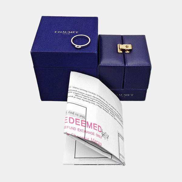 Liens Évidence Platinum 950 Silver Ring EU 52