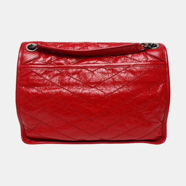 NIKI Medium Quilted Calfskin Red