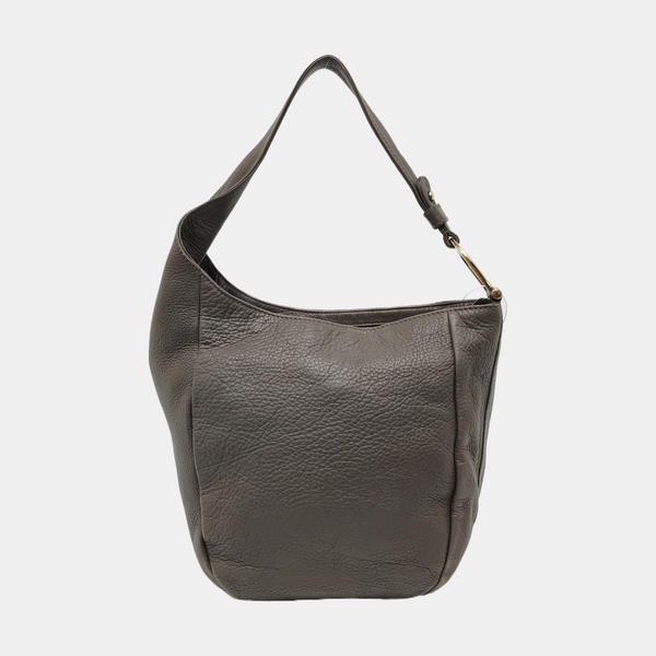 Greenwich Hobo Bag Calfskin Gray