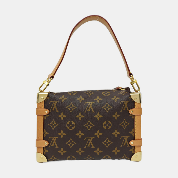 SIDE TRUNK MM Monogram Coated Canvas Brown