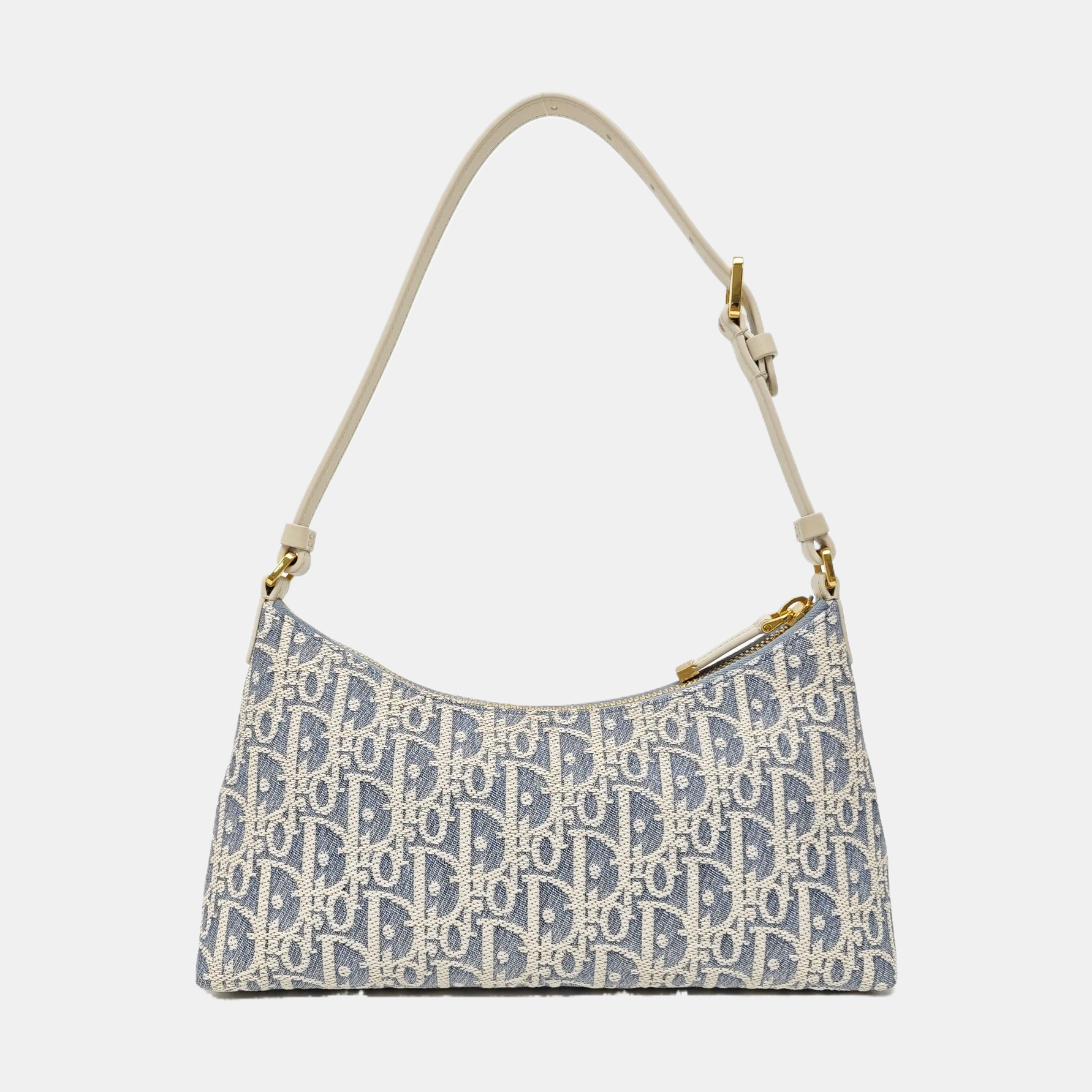 30 Montaigne Mini Oblique Canvas Blue