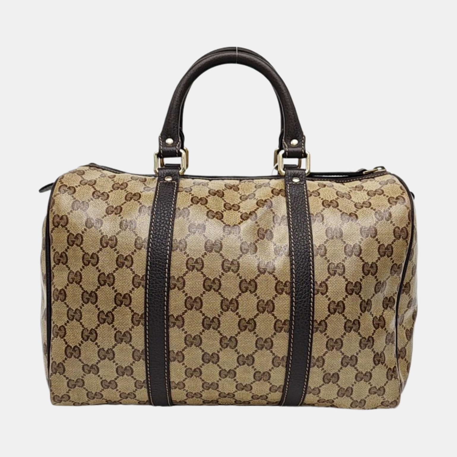 Joy Monogram Coated Canvas Beige