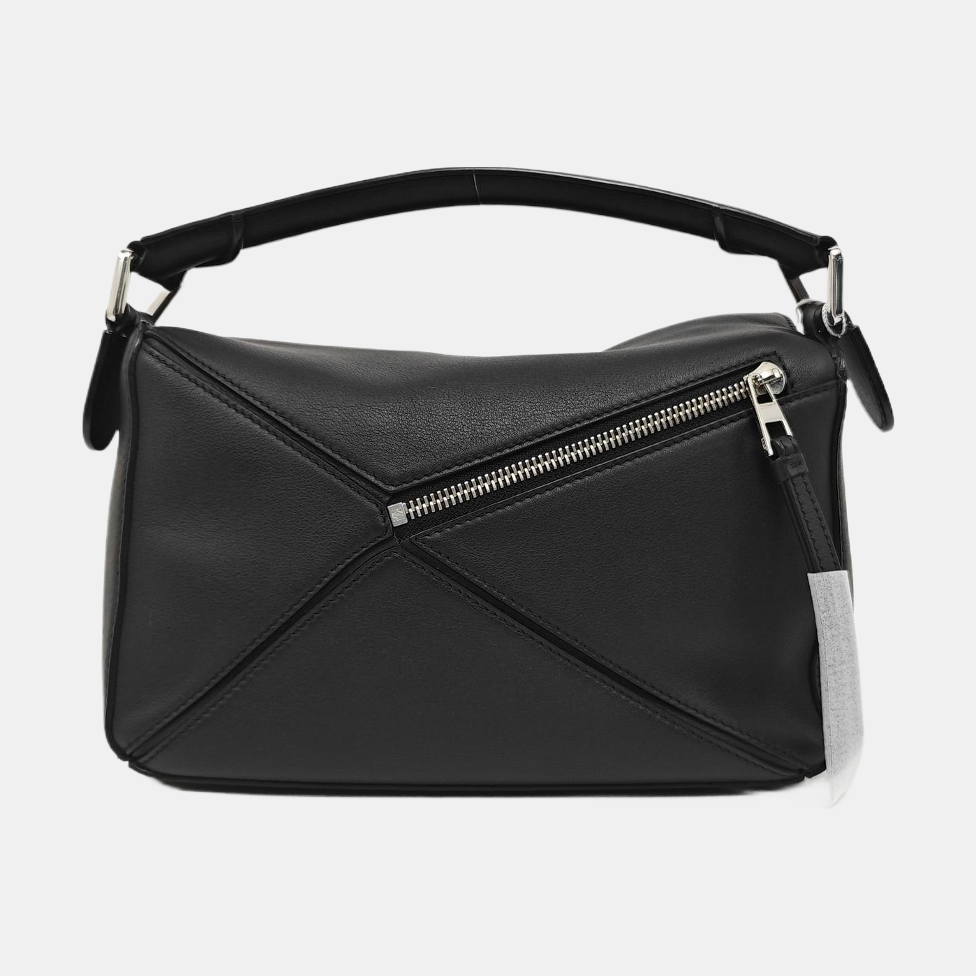Puzzle Edge Small Calfskin Black