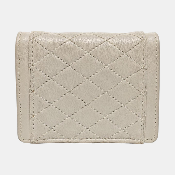 Authenticated pre-owned  GABY Quilted Lambskin White - Shoulder Bag at Looply