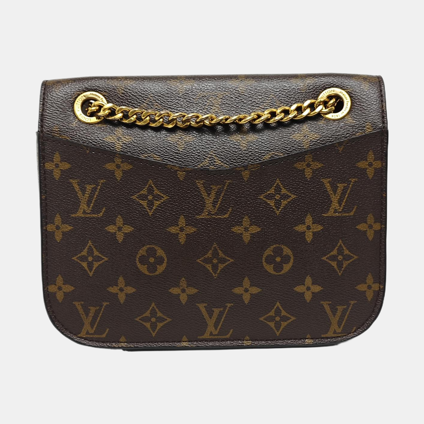 PASSY Monogram Coated Canvas Brown