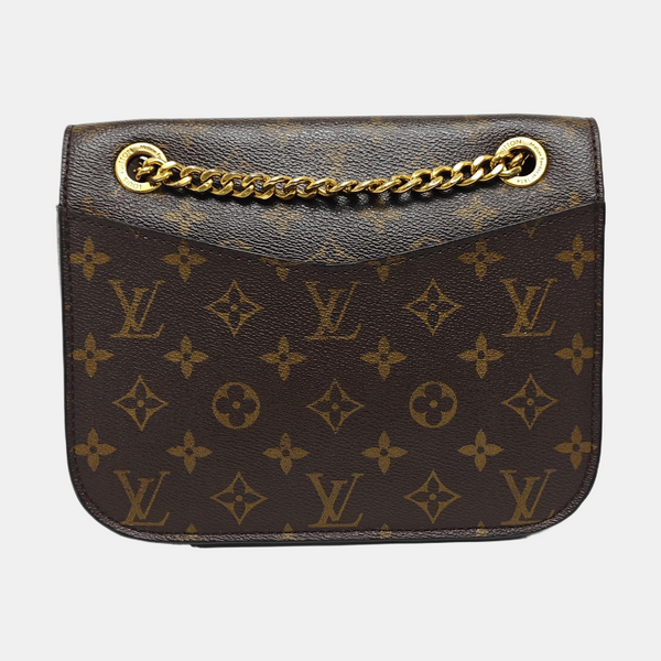 PASSY Monogram Coated Canvas Brown