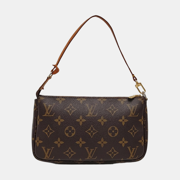 ACCESSOIRES Monogram Coated Canvas Brown