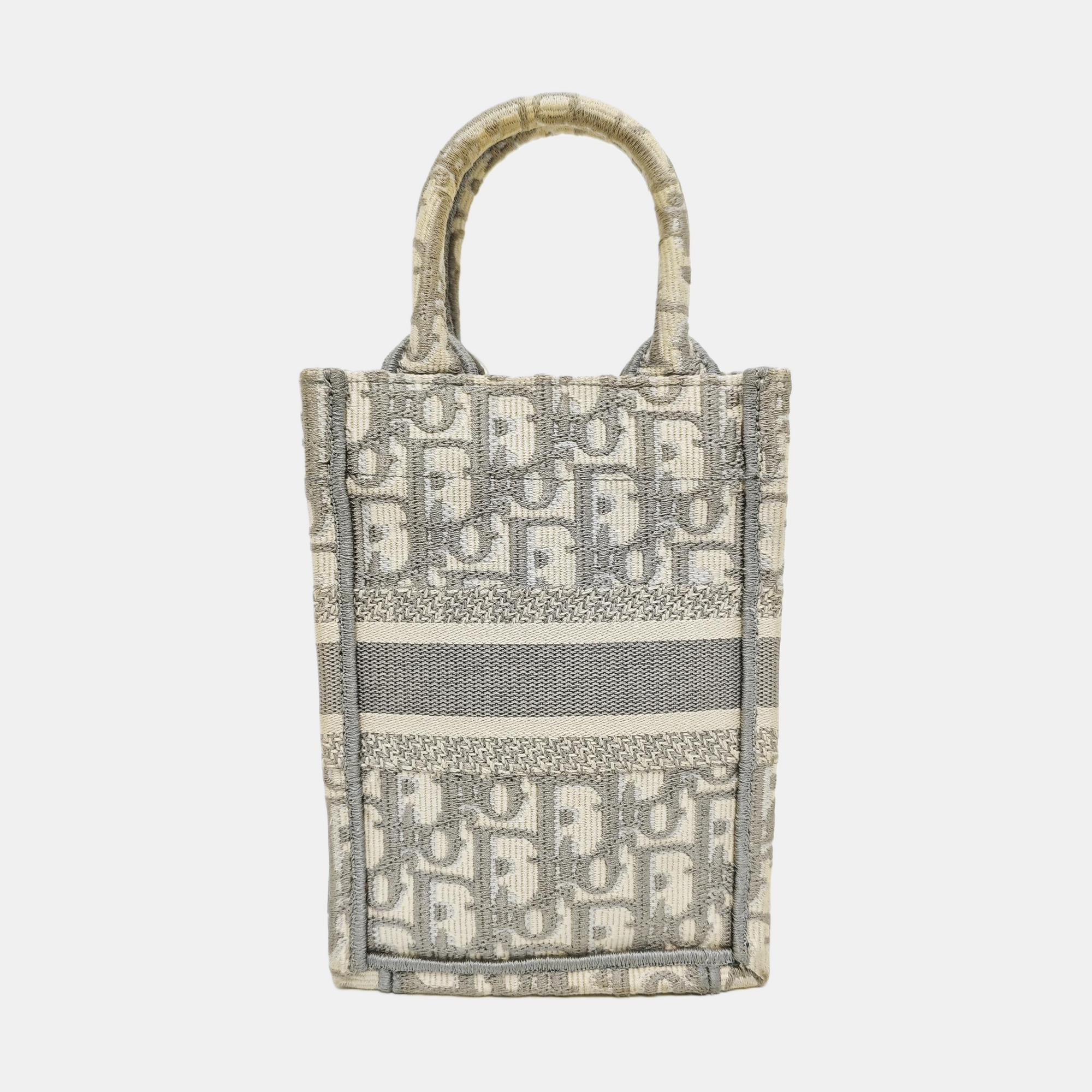Book Tote Mini Canvas Gray