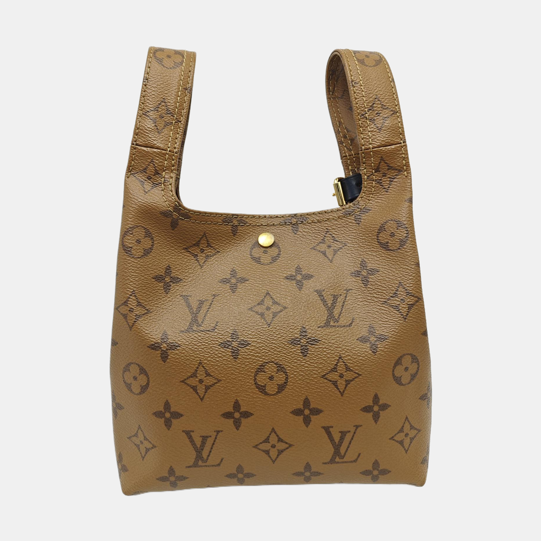 ATLANTIS PM Monogram Coated Canvas Brown