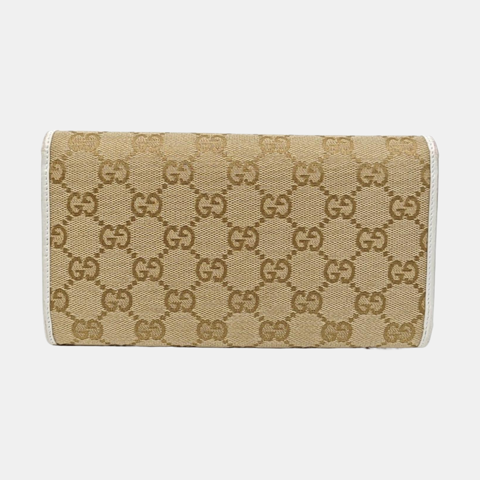 Monogram Canvas Wallet Beige