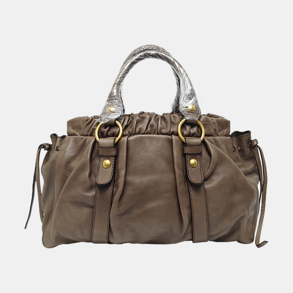 Calfskin Tote Bag Brown