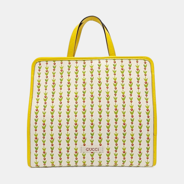 Children’s GG Bucket Canvas White