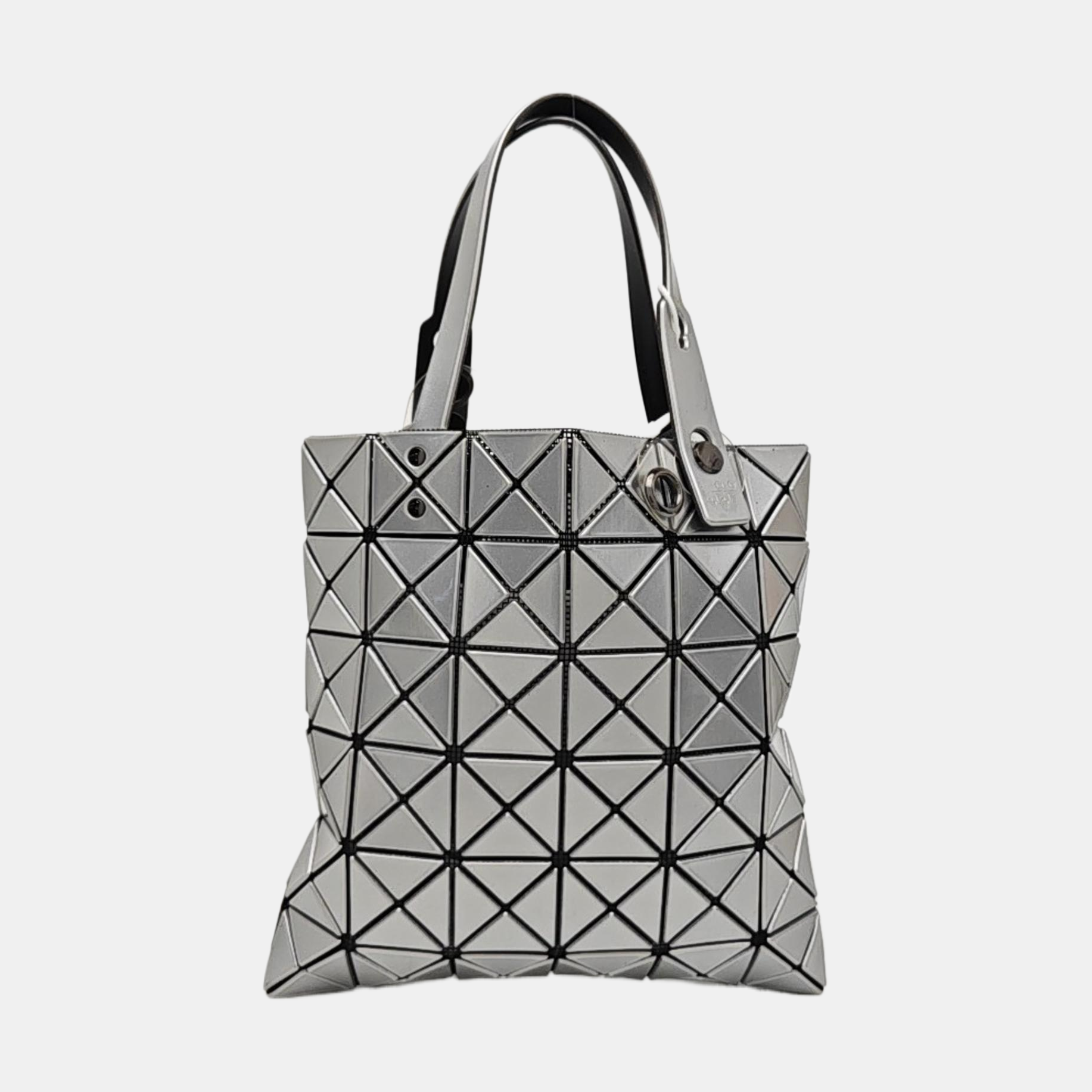 Special Material Tote Bag Mini Silver