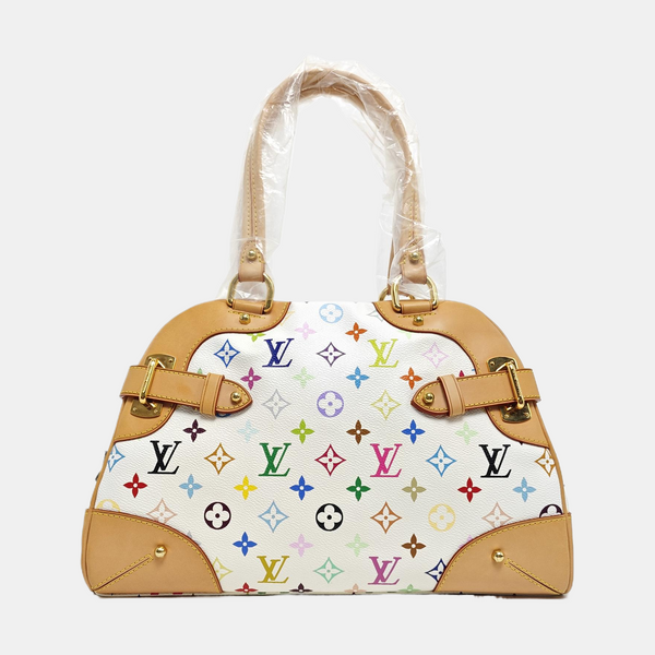 LV × TM CLAUDIA Monogram Coated Canvas White