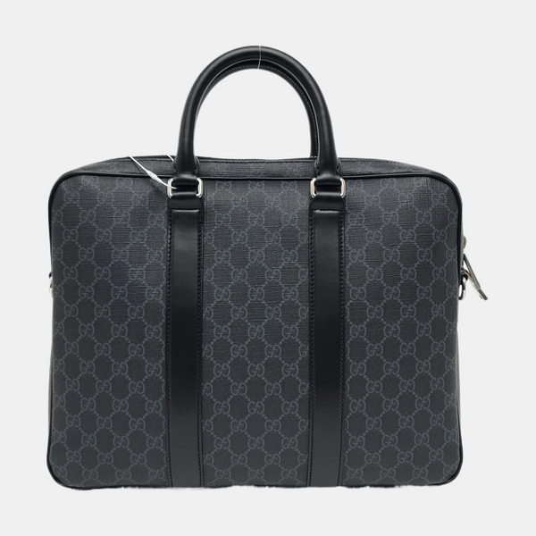 Monogram Coated Canvas Medium Black