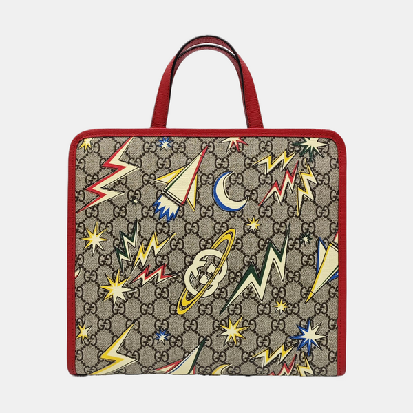Children’s GG Bucket Monogram Coated Canvas Beige