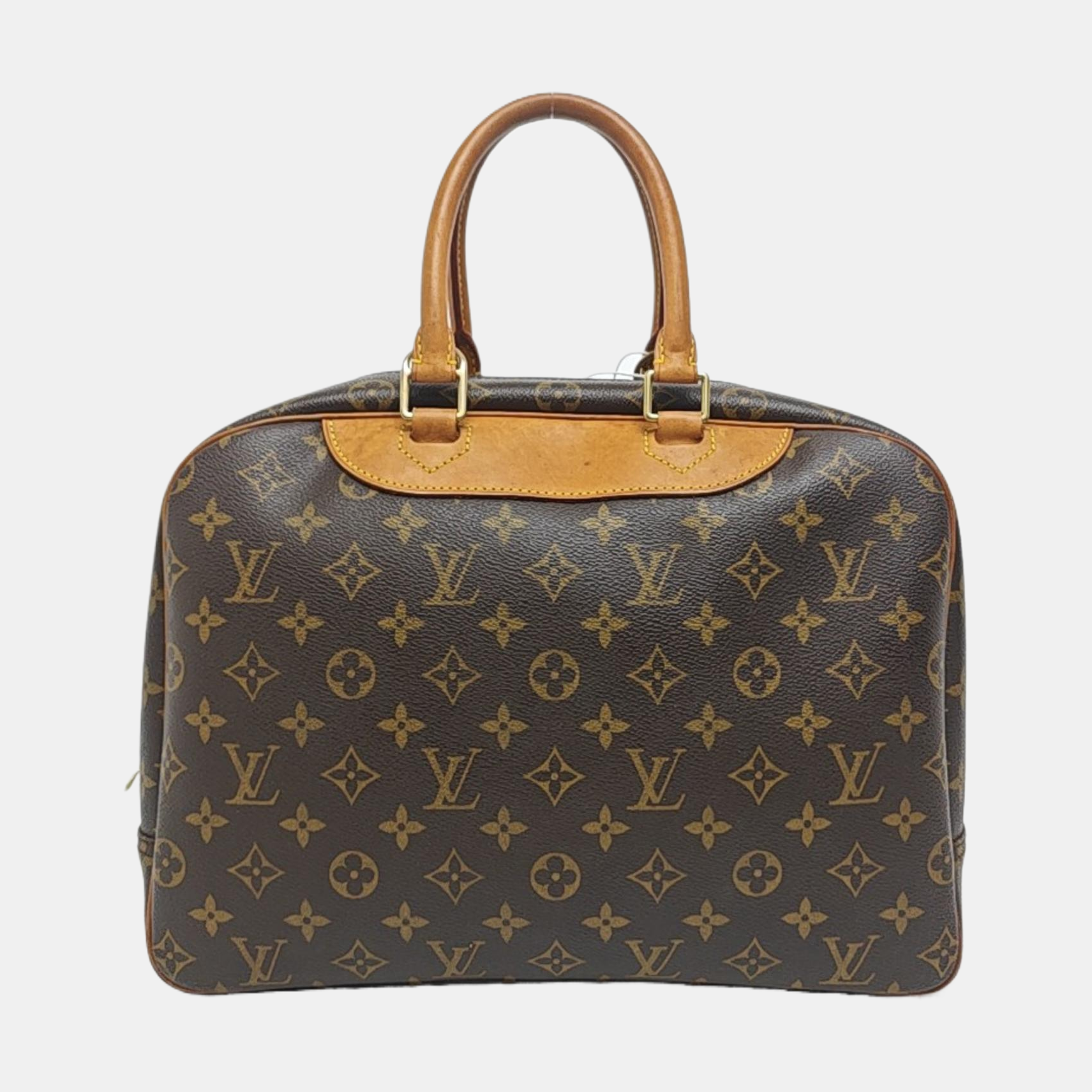 DEAUVILLE GM Monogram Coated Canvas Brown