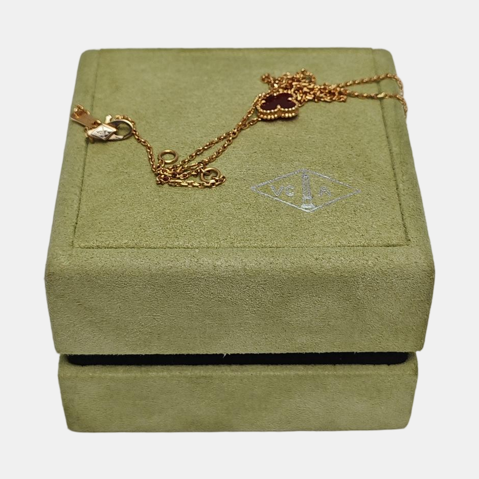 Sweet Alhambra 18k Rose Gold Necklace
